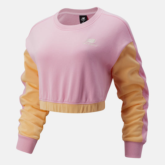 New Balance Discount - NB Athletics Baroque Crop Crew