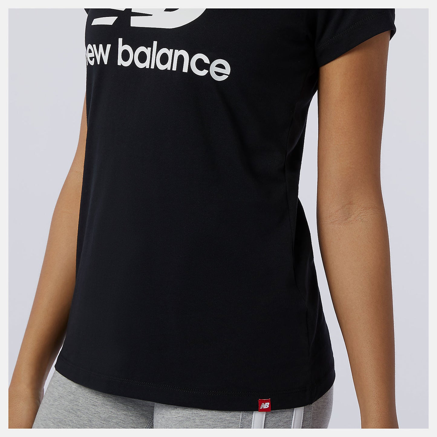 New Balance US - Essentials Stacked Logo Tee
