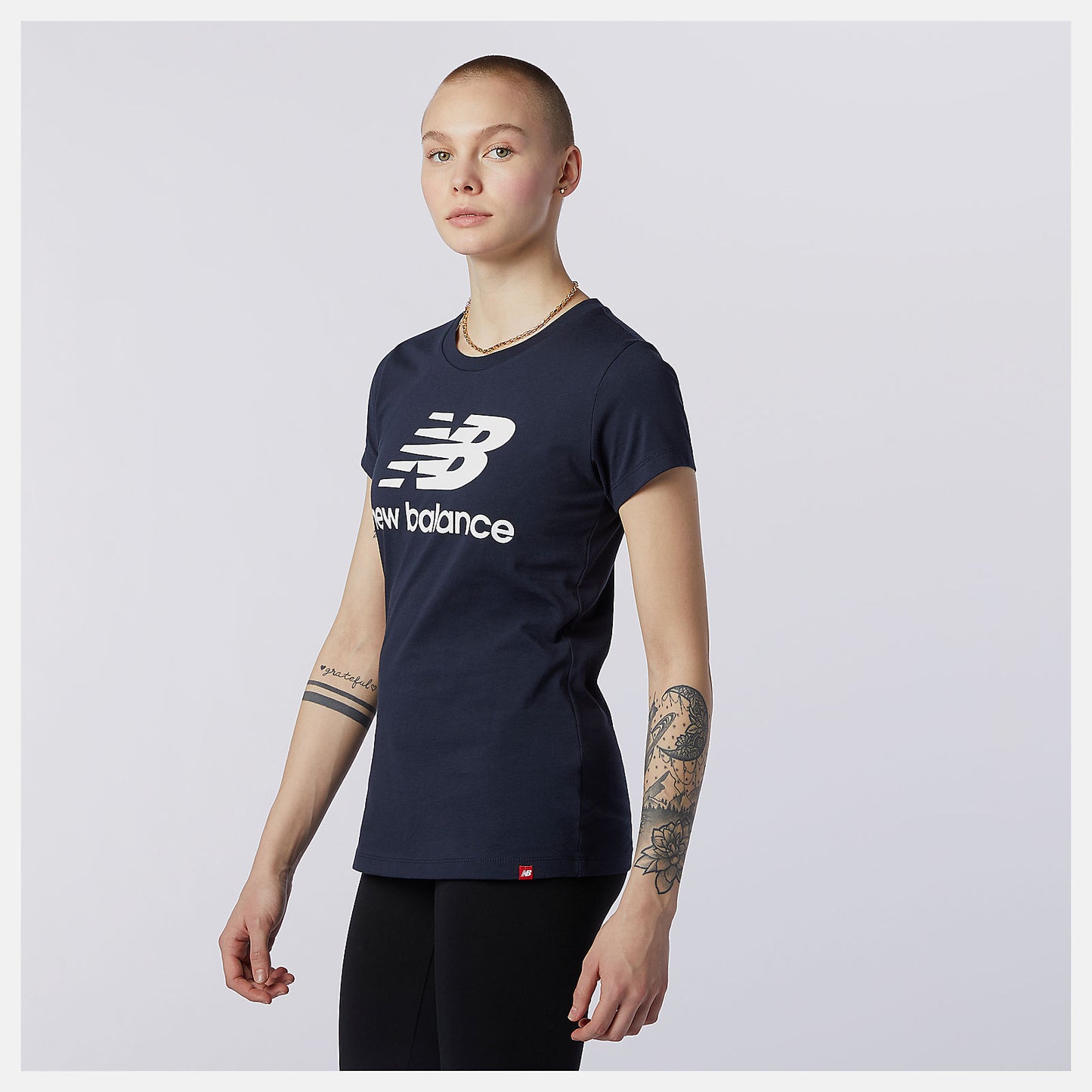 New Balance Online - Essentials Stacked Logo Tee
