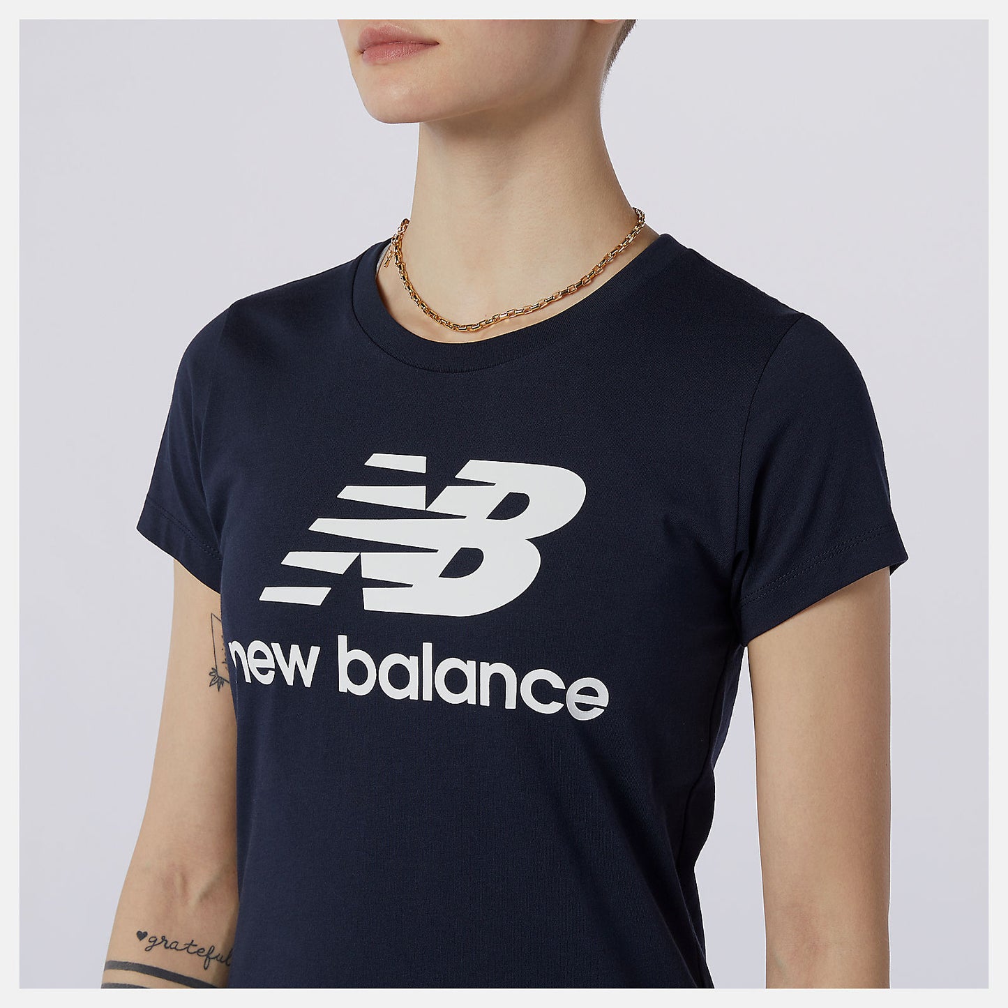 New Balance Online - Essentials Stacked Logo Tee