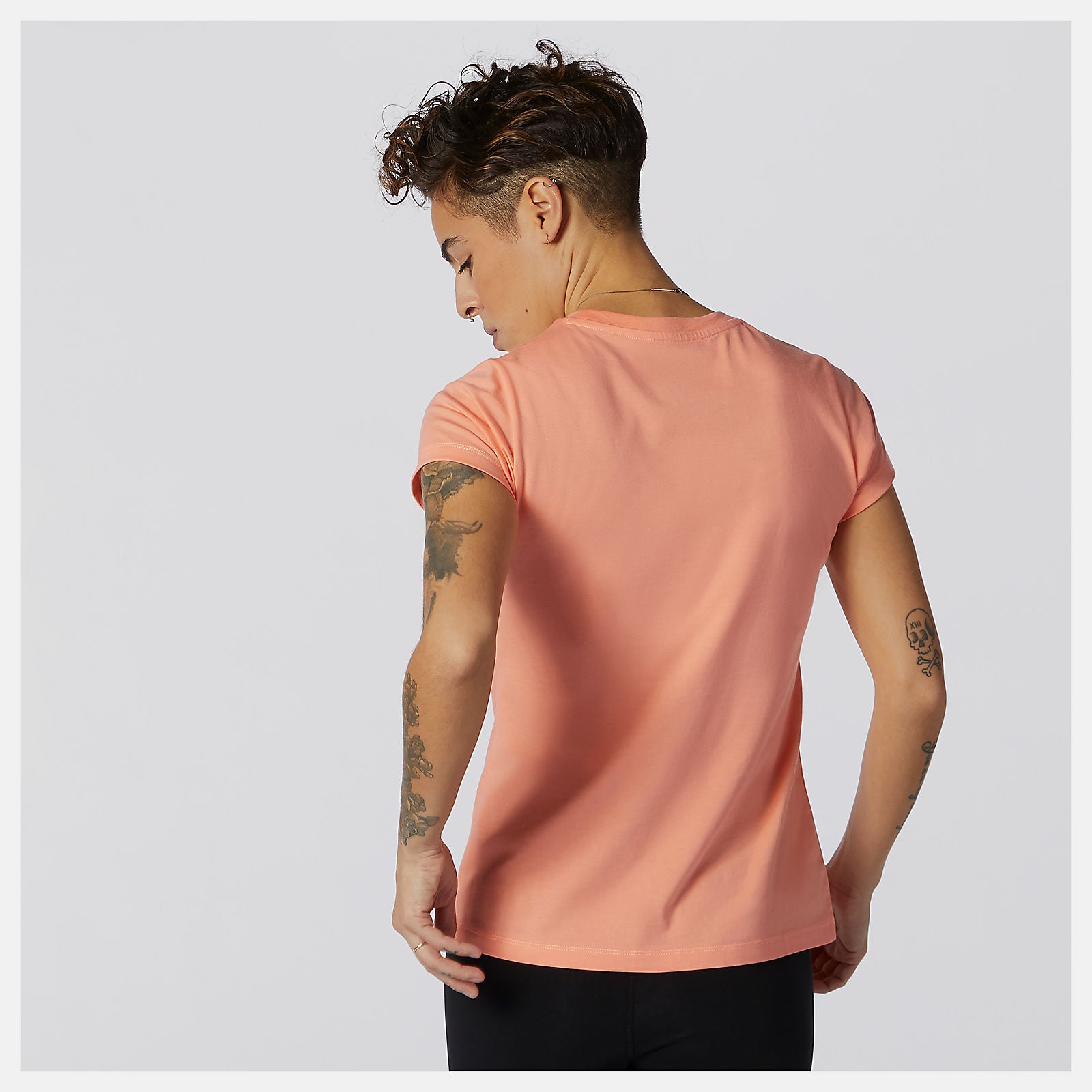 New Balance Hot sale - Essentials Stacked Logo Tee
