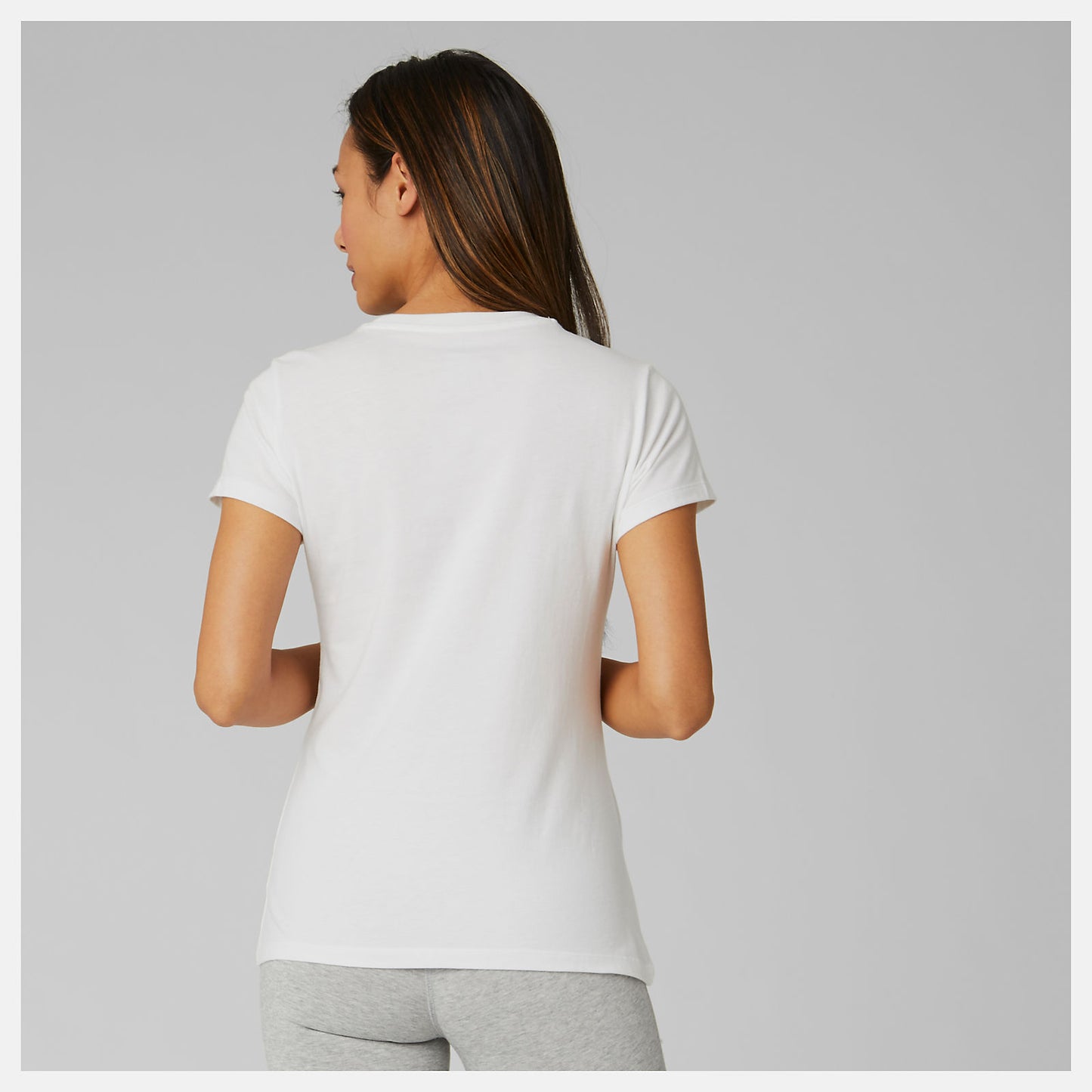 New Balance For Sale - Essentials Stacked Logo Tee